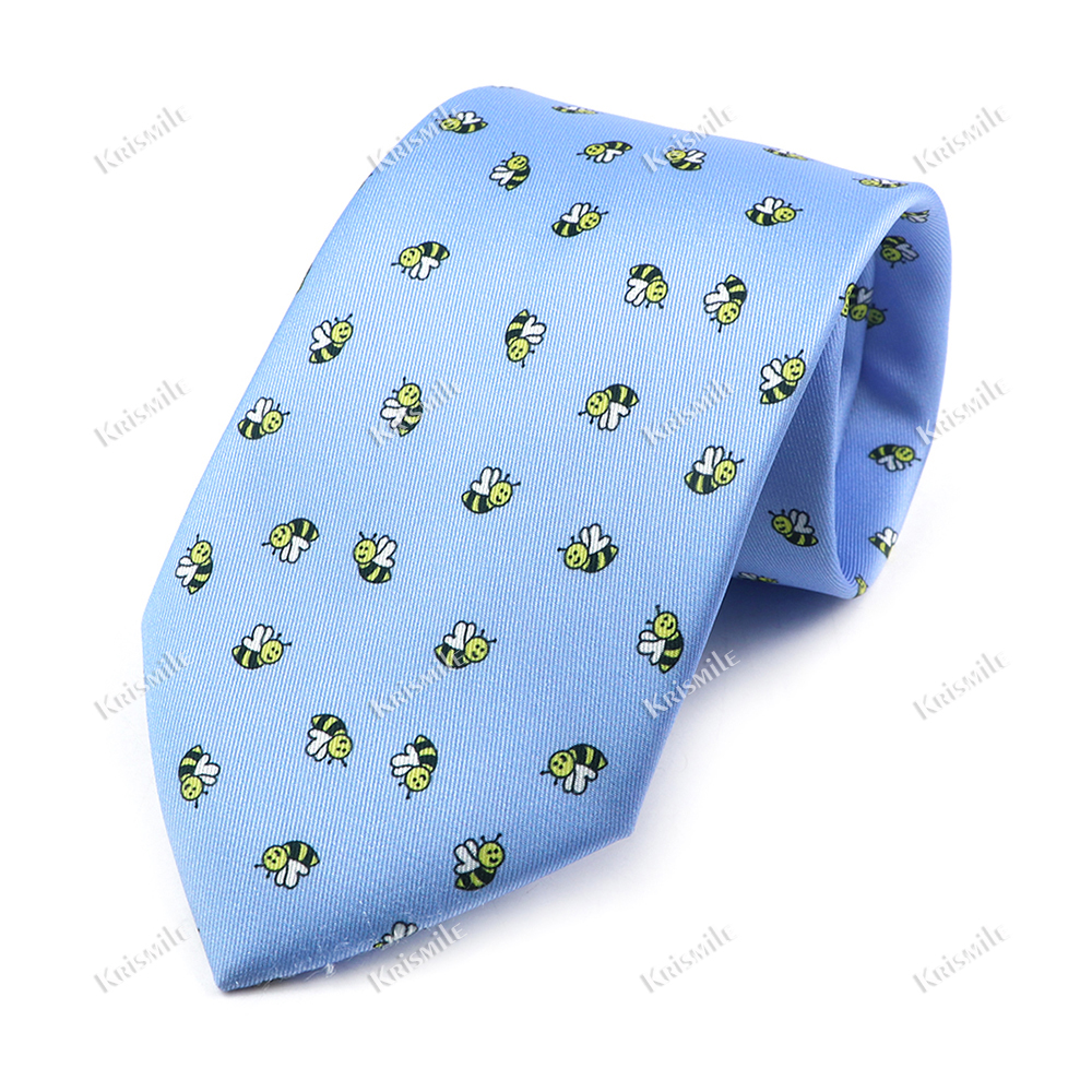 Nouveauté impression créative Imitation soie cravate décontracté hommes cravate dessin animé Animal mathématiques formule concepteur cravate de mariage cravate