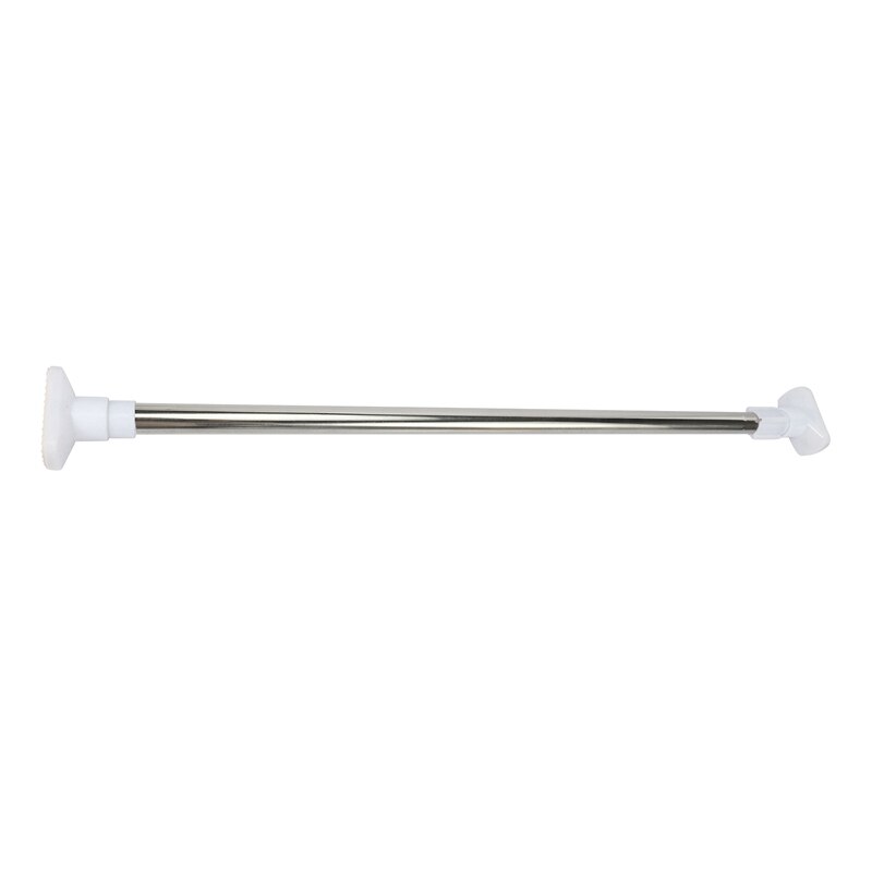 2X Stainless Steel Telescopic Rod Clothes Dryer Tension Rod Bathroom Rail Can Be Used for 19.69-27.56In Space