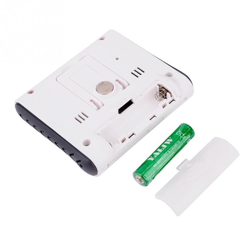 Dc102 elektroniska termometer lcd digital temperaturtestare trådlös termometer hygrometer fuktmätare klocka väder