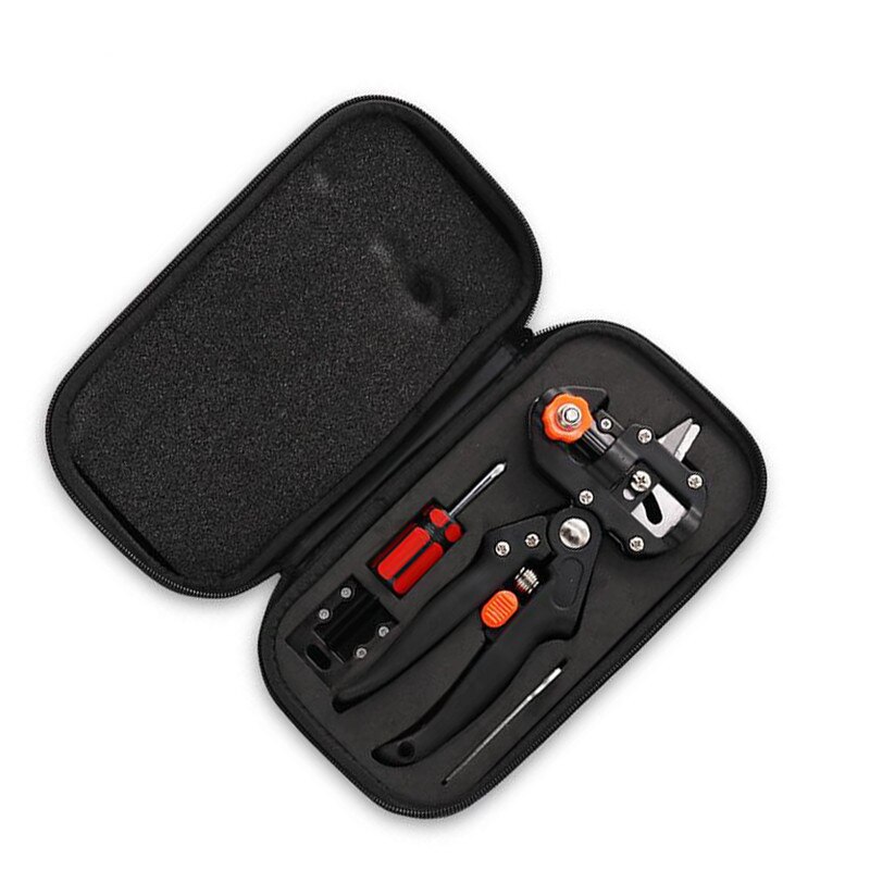 Kit de greffage de jardin | Outils de coupe de taille, Kit 2-en-1 outils de greffe, Kit de sécateur, greffe de oméga, U: Black
