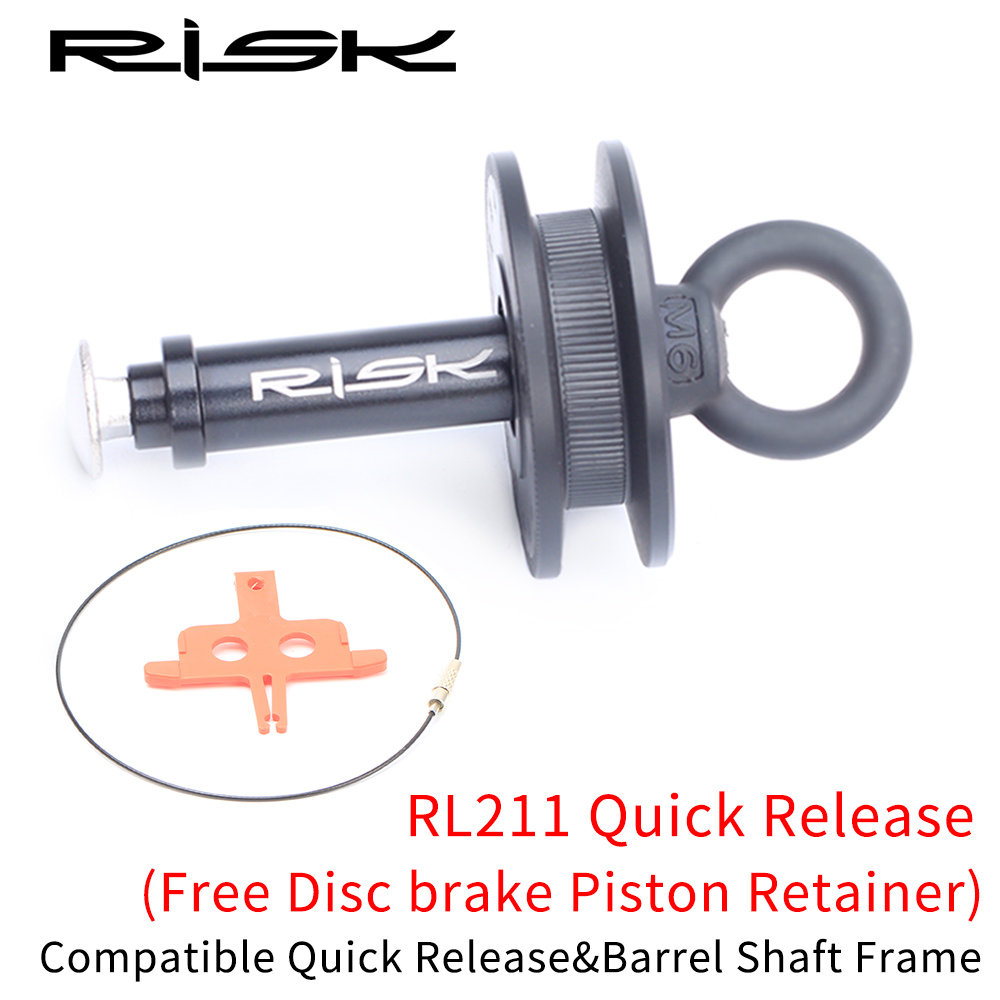 Risk Bike Chain Clean Keeper Tool With Quick Release Lever For Barrel/12mm Bucket Shaft Frame Bicycle Chain Holder: black