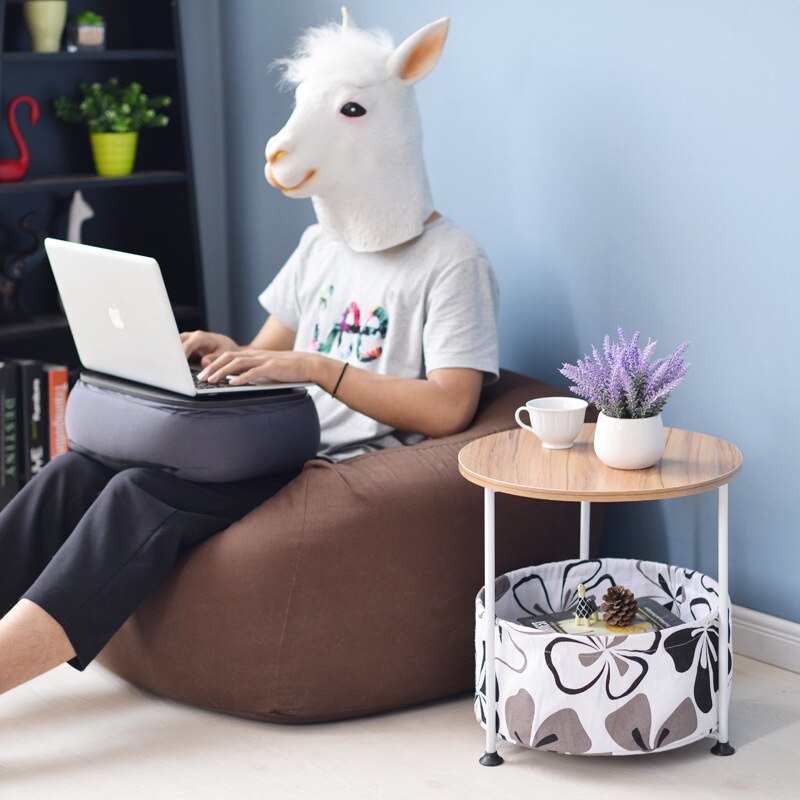 simple round coffee table living room telephone table mobile sofa small coffee table notebook table bedside table