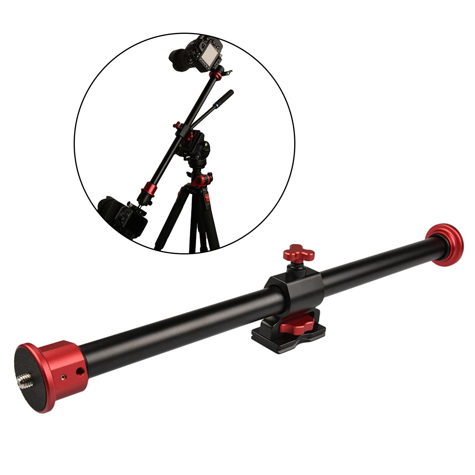 20 inch Horizontal Tripod Arm, Camera Tripod Boom Arm Extension Arm with 3/8-inch Screw for Studio Photography