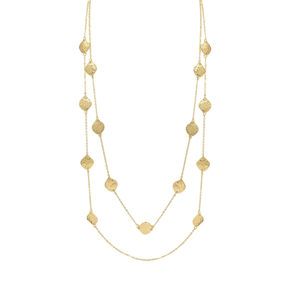 Collier Long en daim plaqué or pour femmes et filles, pour décoration de fête d'anniversaire, pour décoration de fête