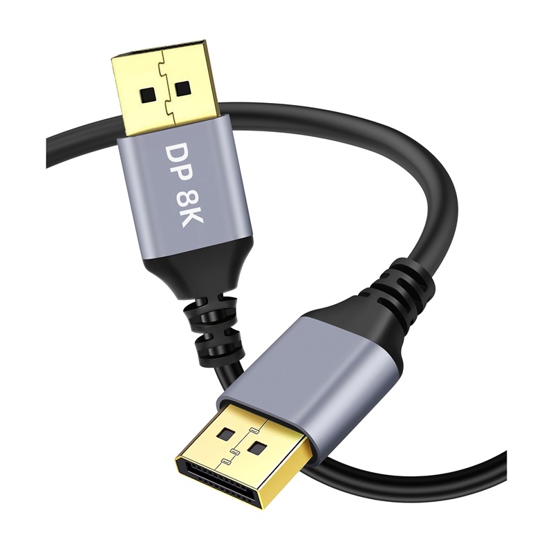 Cable DisplayPort 1,4 8K @ 60Hz DP a DP de 1m/2m/3m/5m 0,5M-5M 4K @ 144HZ 1080P @ 240HZ 32,4Gbps, adecuado para juegos de monitores de computadora
