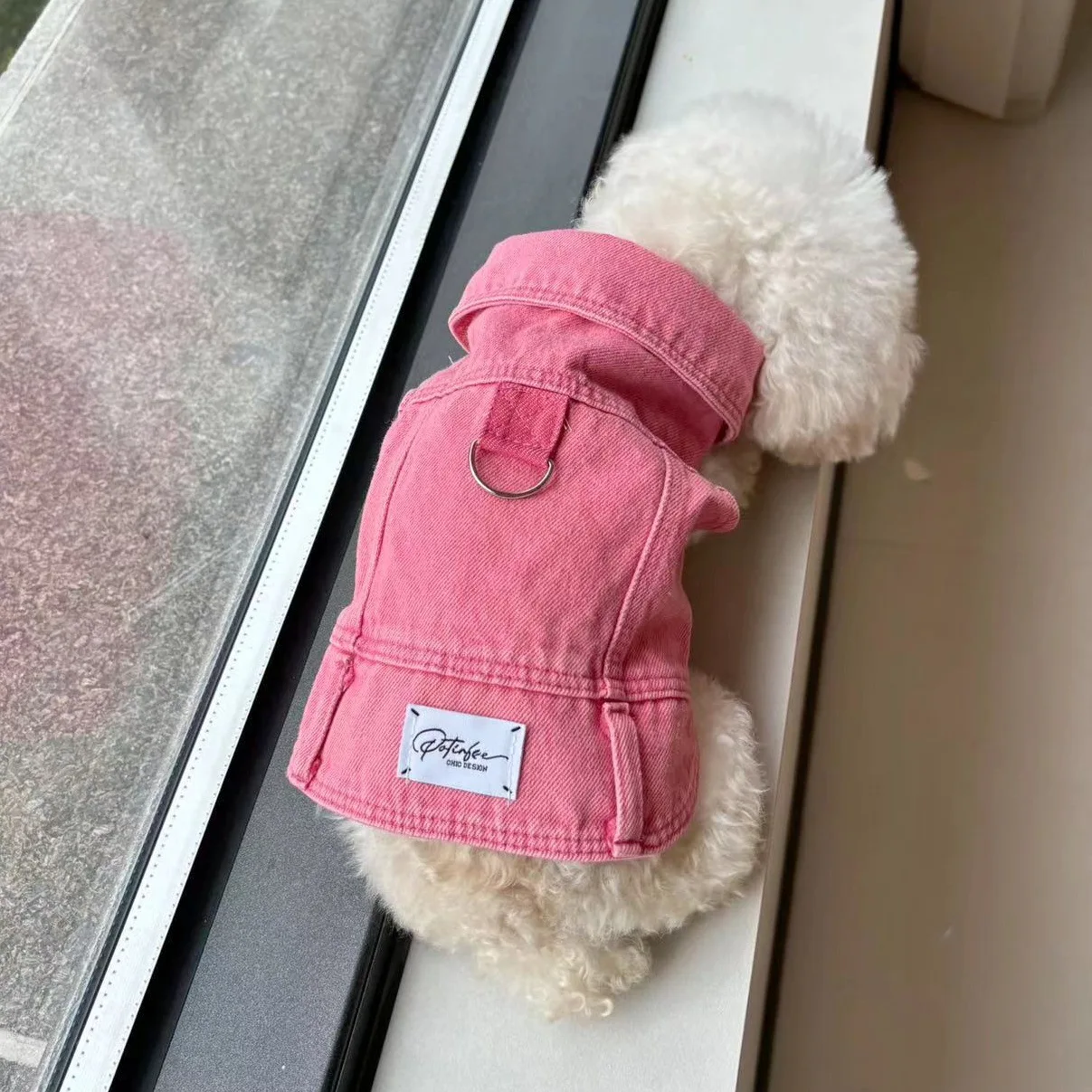 chaleco vaquero para mascotas lavado totalmente de algodón Denim Bixiong Bomei Teddy ropa de abrigo para perros ropa para cachorros chaleco para perros disfraz para perros