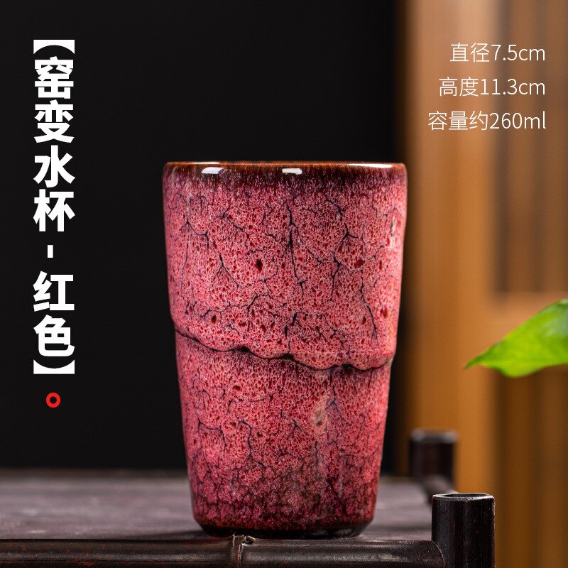 Oven Change Zand Goud Geglazuurde Keramische Proeverij Cup Kung Fu Single Cup Theekopjes Kleine Thee Cup Eigenaar Kopje Thee Kom thuis: Blauw