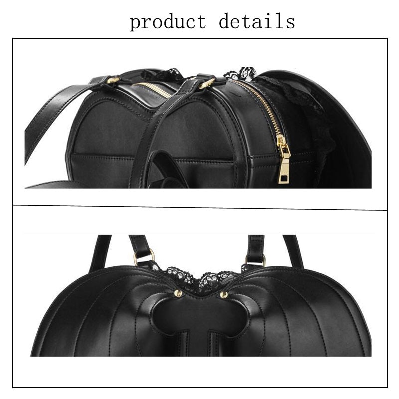 Sac à dos à ailes de chauve-souris pour femmes, Punk, , pour filles,