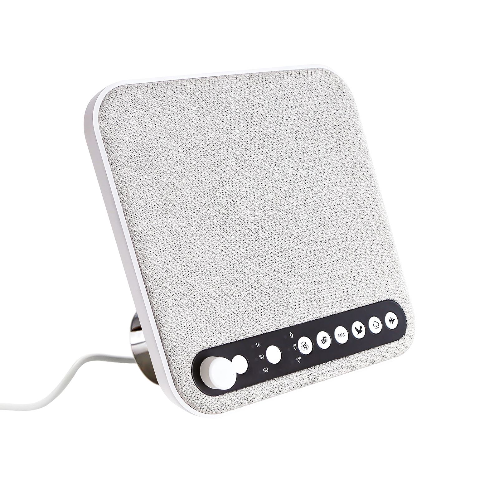 White Noise Machine USB Rechargeable Timing Shutdown Sleep Sounder Portable White Noise Sleep with 6 Natural Sounds