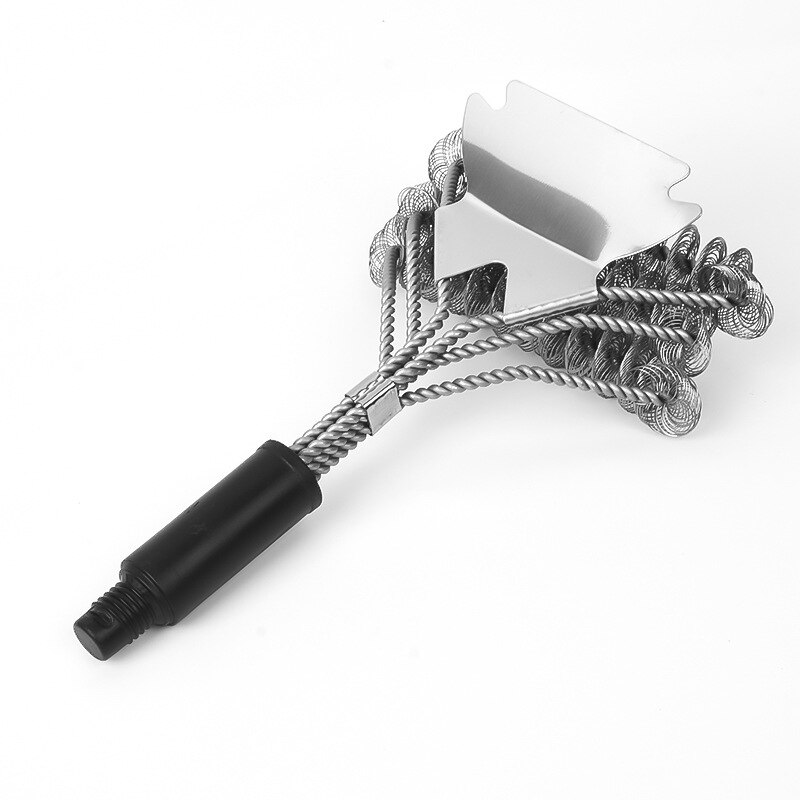 BBQ Grill Barbecue Kit Cleaning Brush Stainless Steel Kitchen Accessories Bristles Cleaning Brushes Cooking Tool Barbecue Gadget: Default Title