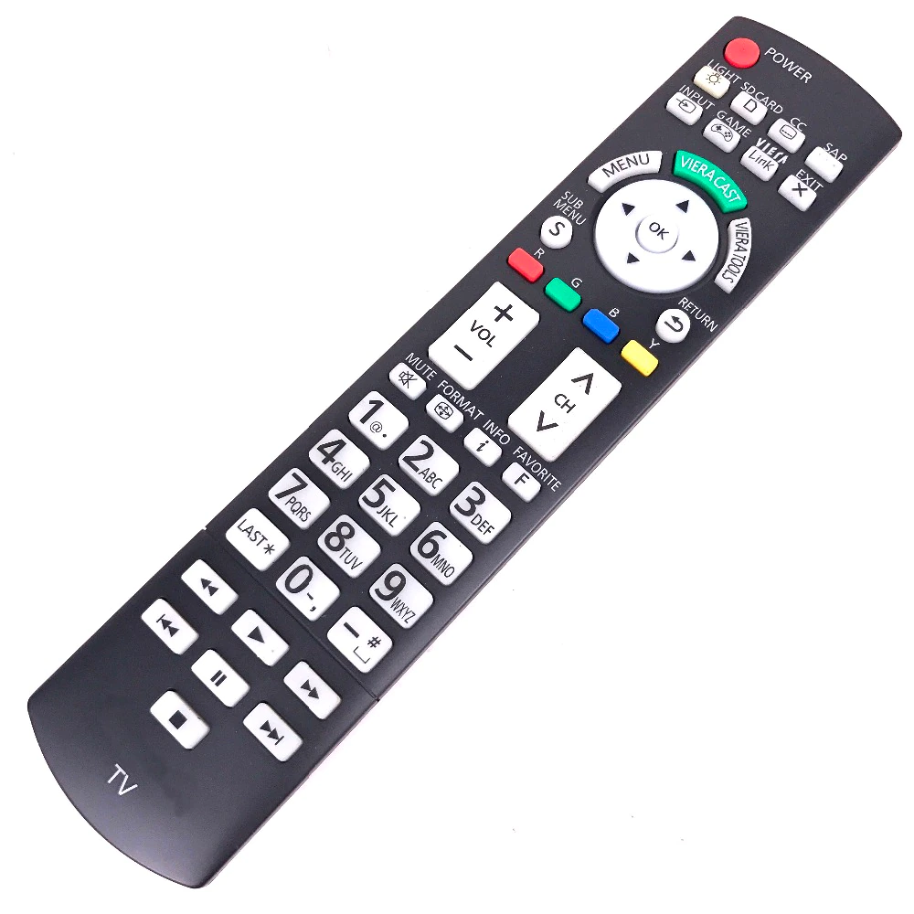 [Original] Remote Control N2QAYB000486 For Panasonic TV TC46PGT24 TCP42G25 TCP42GT25 TCP46G25 TCP50G20 TCP50G25 Fit N2QAYB000572