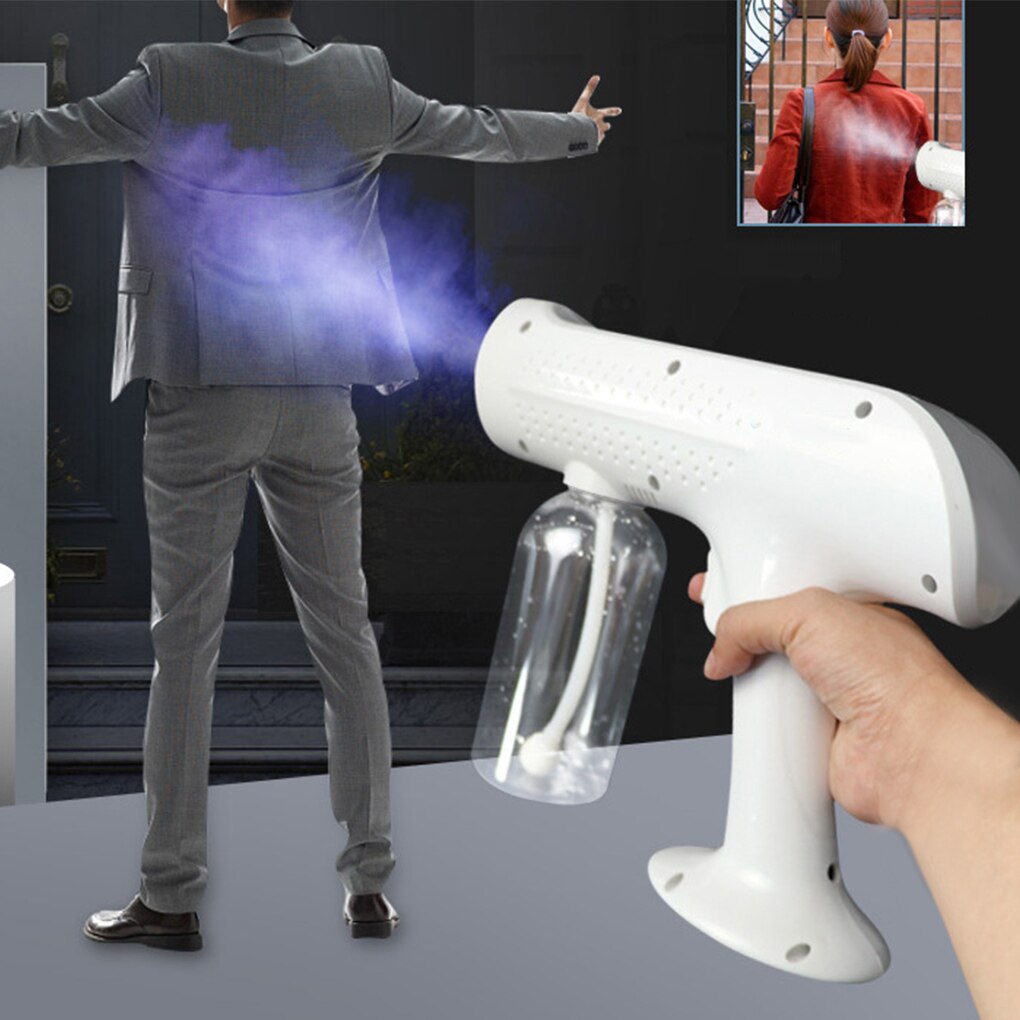 Auto Verstuiver Sproeier Oplaadbare Draadloze Handheld Desinfectie Mist Sanitizer Reiniging Fogger Machine Elektrische Desinfectie Sproeier Draadloze Mist Sproeier Sproeier
