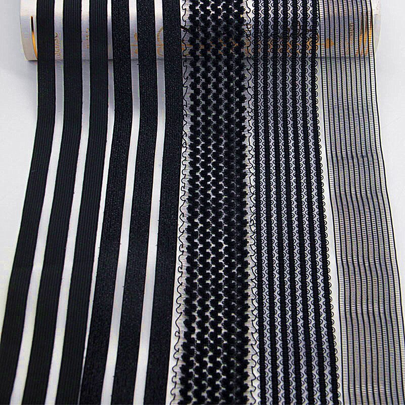 Naaien rekbare elastische band 40mm 50mm breedte wit zwart kant elastische lint tailleband ondergoed kledingstuk diy accessoires 1m