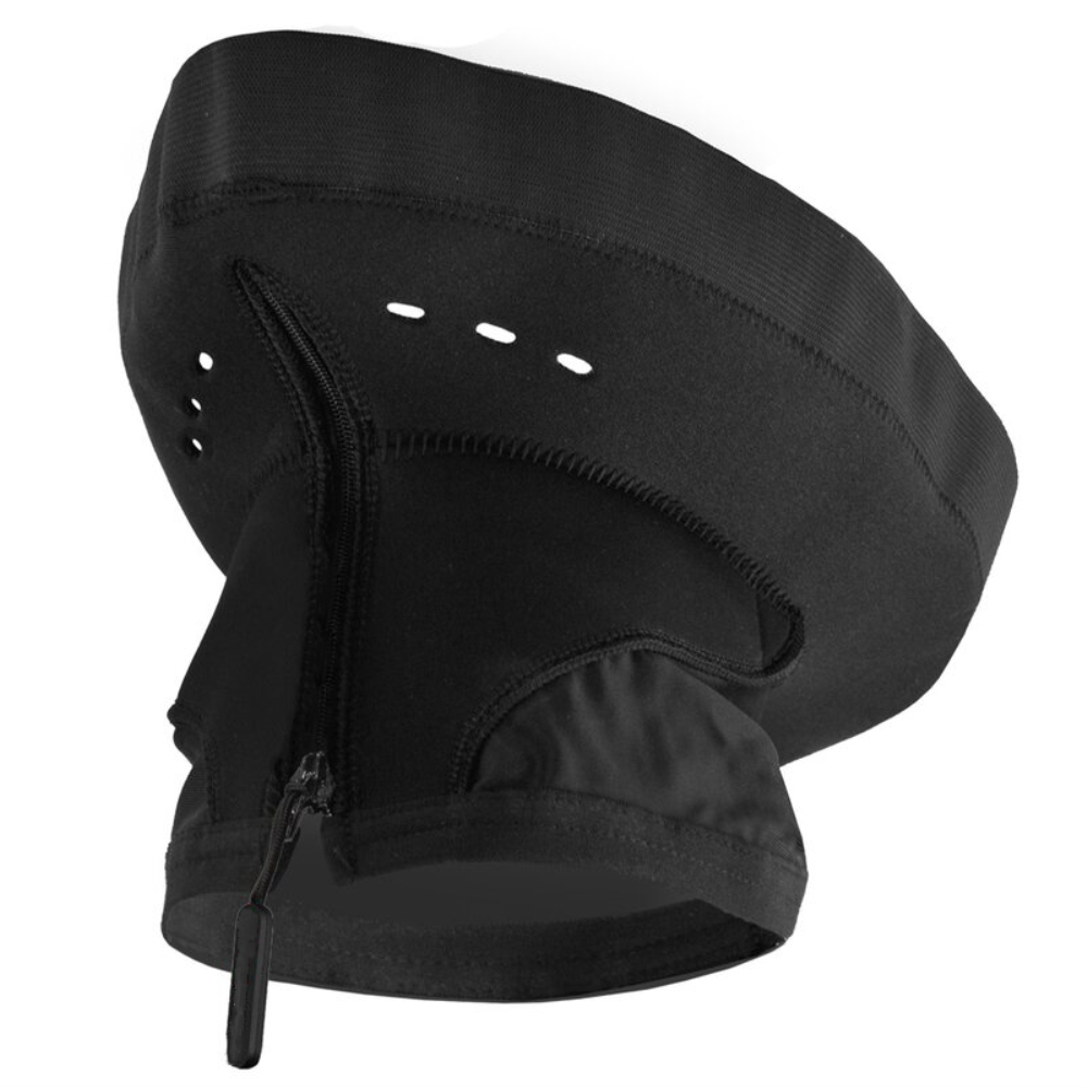 1PC Universal Helmet Wind Protection Motorcycle Cycle Helmet Wind & Noise Blocker Black Warm Helmet Wind Blocker With zipper