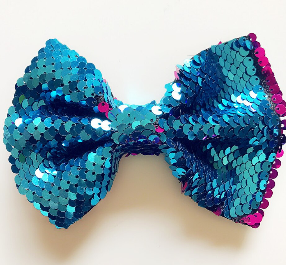 Schattige babymeisjes glitter pailletten strik haarspeld strik haarspeld hoofddeksel