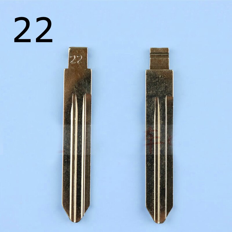 Remote Key Blade #4 #22 #25 #29 #39 #57 #69 #67 #62 Car key embryo Right Left Blade Car Key Embryo replacing the key head: 22