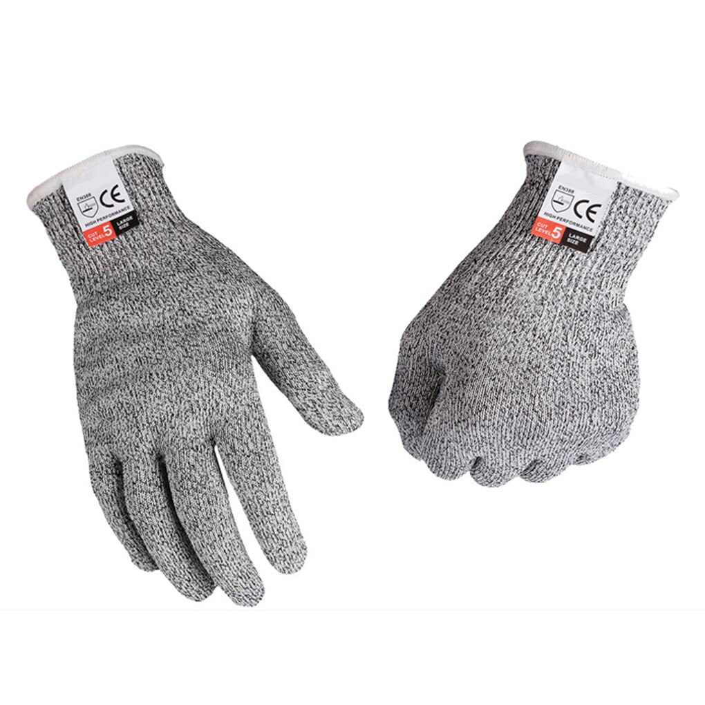 1 Pair Anti-cut Gloves Kitchen Gardening Hand Protective Gloves Butcher Meat Chopping Working Gloves Mittens: M
