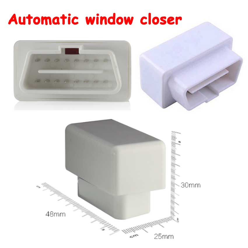 OBD 16pin Auto Power Window Roll up Closer for 4 Doors Auto Close Windows Car Alarm Module for Passat 12-15 years Mirror Folding