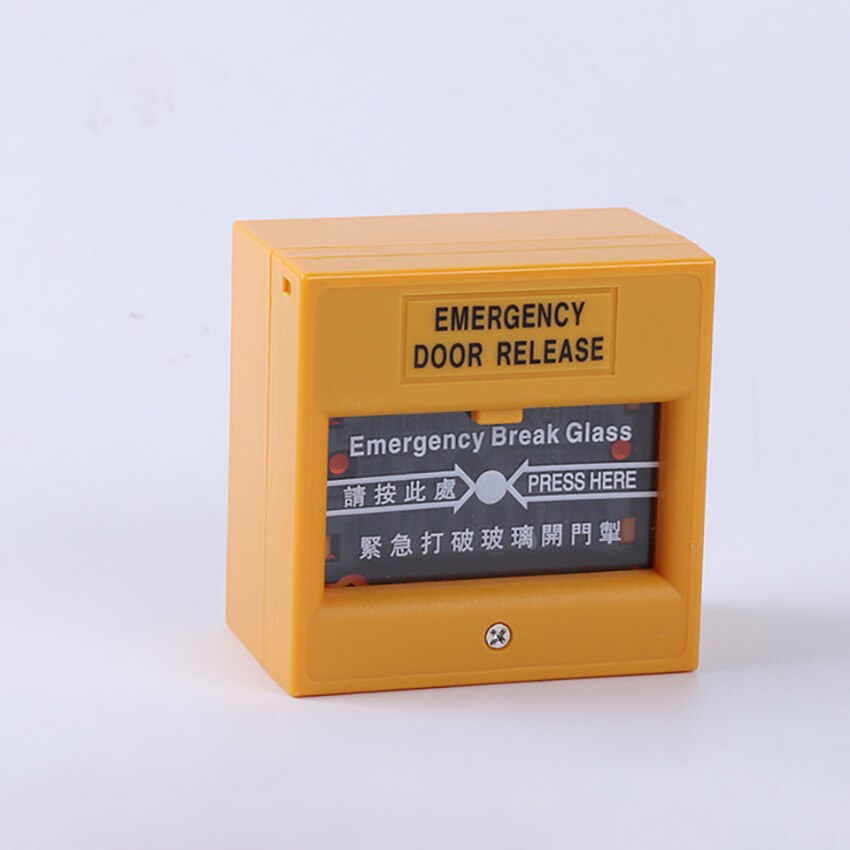 Emergency Exit Button Glass Break Open Button Door Access Control Emergency Exit Switch Fire Button for The Mall,Factory,School