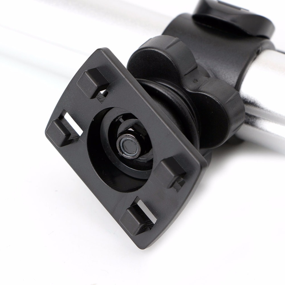 Car Seat Back Tablet Stand 360 Degree Rotation Car Headrest Scalable Tablet Holder Aluminium Easy to Install Durable