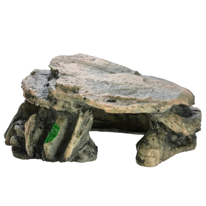 Aquarium Schuilplaatsen Rock Reptiel Klimmen Platform Terrarium Accessoires Stenen voor Aquarium Decoratie