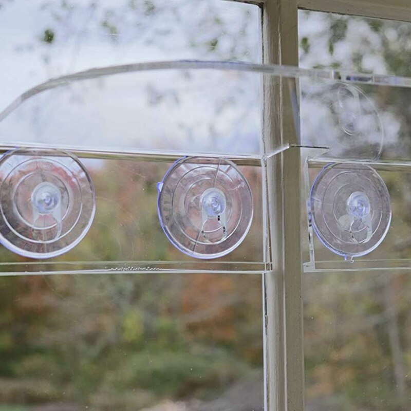 2x Sporgenze Finestra Ventosa Mensola Pianta Finestra Scaffale Finestra Interna Pianta Scaffale per Impianto Al Coperto Giardino