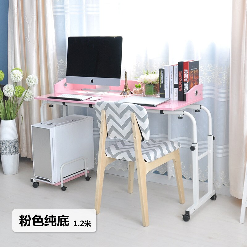 Multifunctional large bed laptop stand simple style study high load-bearing lifting desktop computer desk: C 1.2M