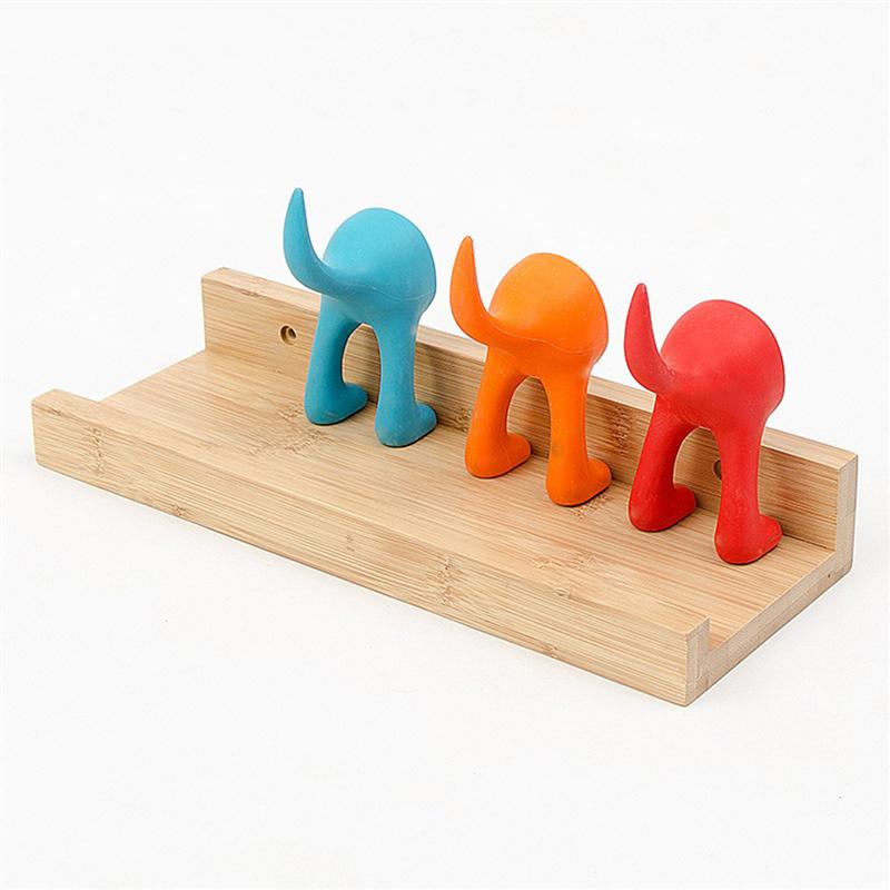 Estante de pared de bambú flotante repisa de almacenamiento de pared estantes de pared arte de pared para la decoración del hogar