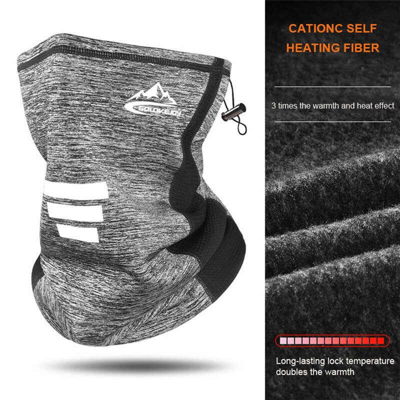 Guêtre thermique pour hommes et femmes, demi-masque en polaire, Bandana, cache-nez pour le cou, le Ski, la randonnée, le cyclisme