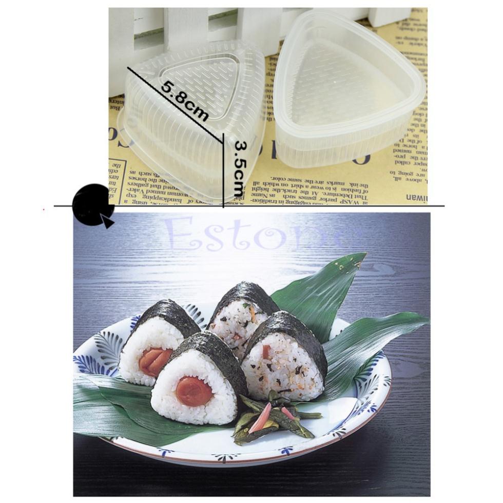 2x form sushi mögel onigiri ris boll bento press maker mögel diy verktyg