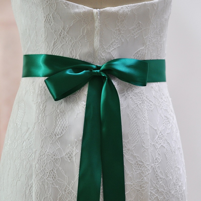 Grün Strass Braut Gürtel Schärpe Hochzeit Kleid Gürtel Kristall Applikationen für Brautjungfer Kleid Abendkleid bestido de noche B39: Grün