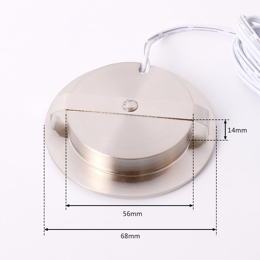 5PCS 12V Low Voltage Ultra-Thin Concealed Mini LED Downlight LED Display Cabinet Light Kitchen Cabinet Light With HUB Adapter
