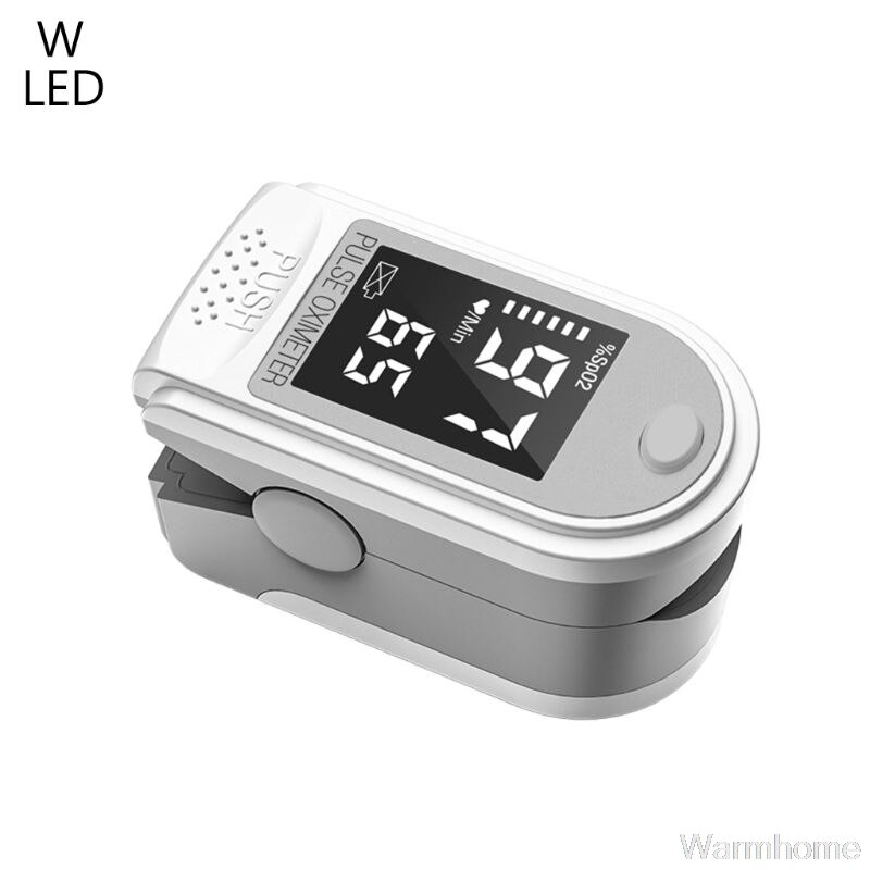 Oxymètre de doigt oxymètres de pouls du bout des doigts moniteur de fréquence cardiaque de pression artérielle OLED Jy11 20 directe: white LED