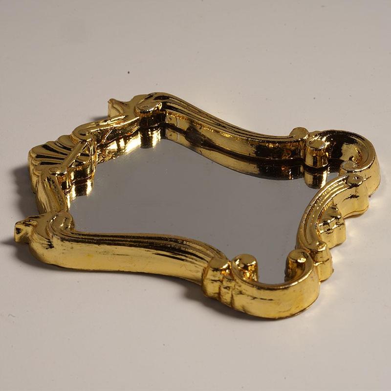 [1:12 Poppenhuis Poppenhuis Mini Meubels Model] Europese Stijl Spiegel Frame