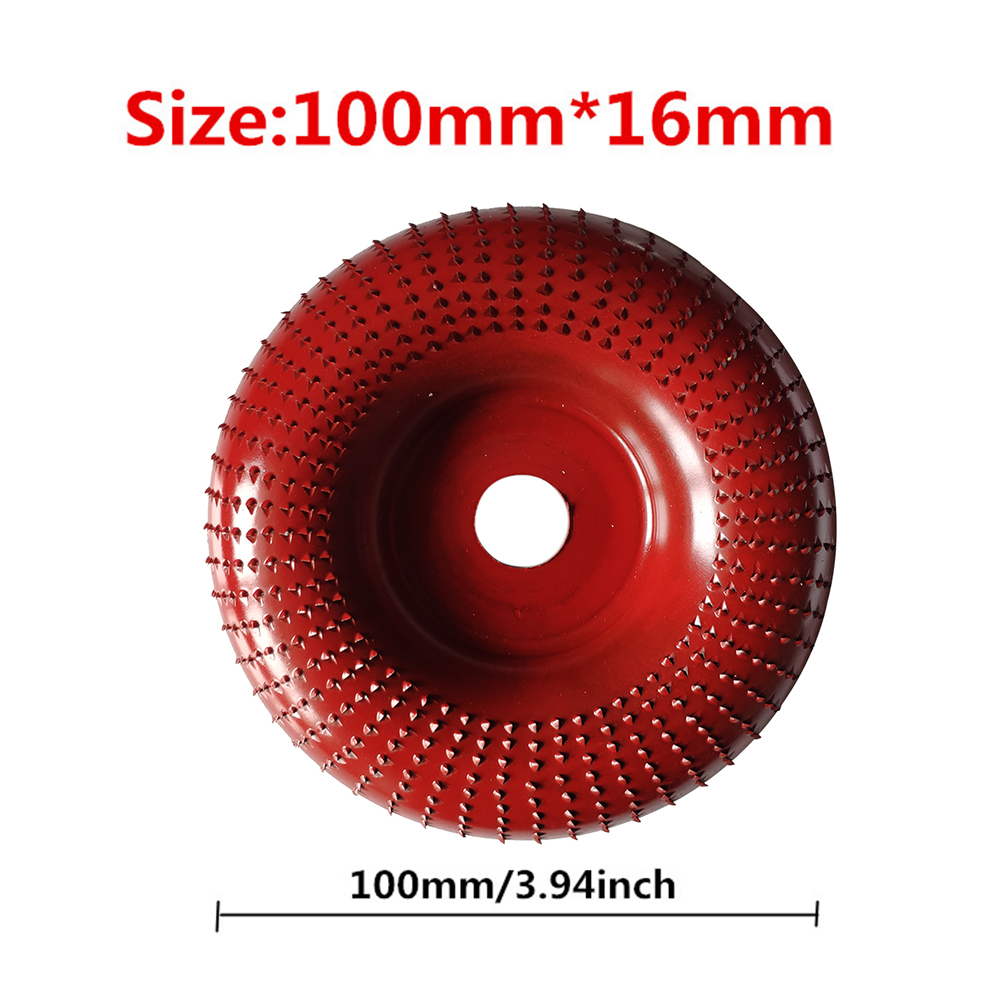 22mm Steel Woodworking Angle Grinding Wheel Wood Sanding Carving Disc Angle Grinder Wheel For Rapid Removal Shaping