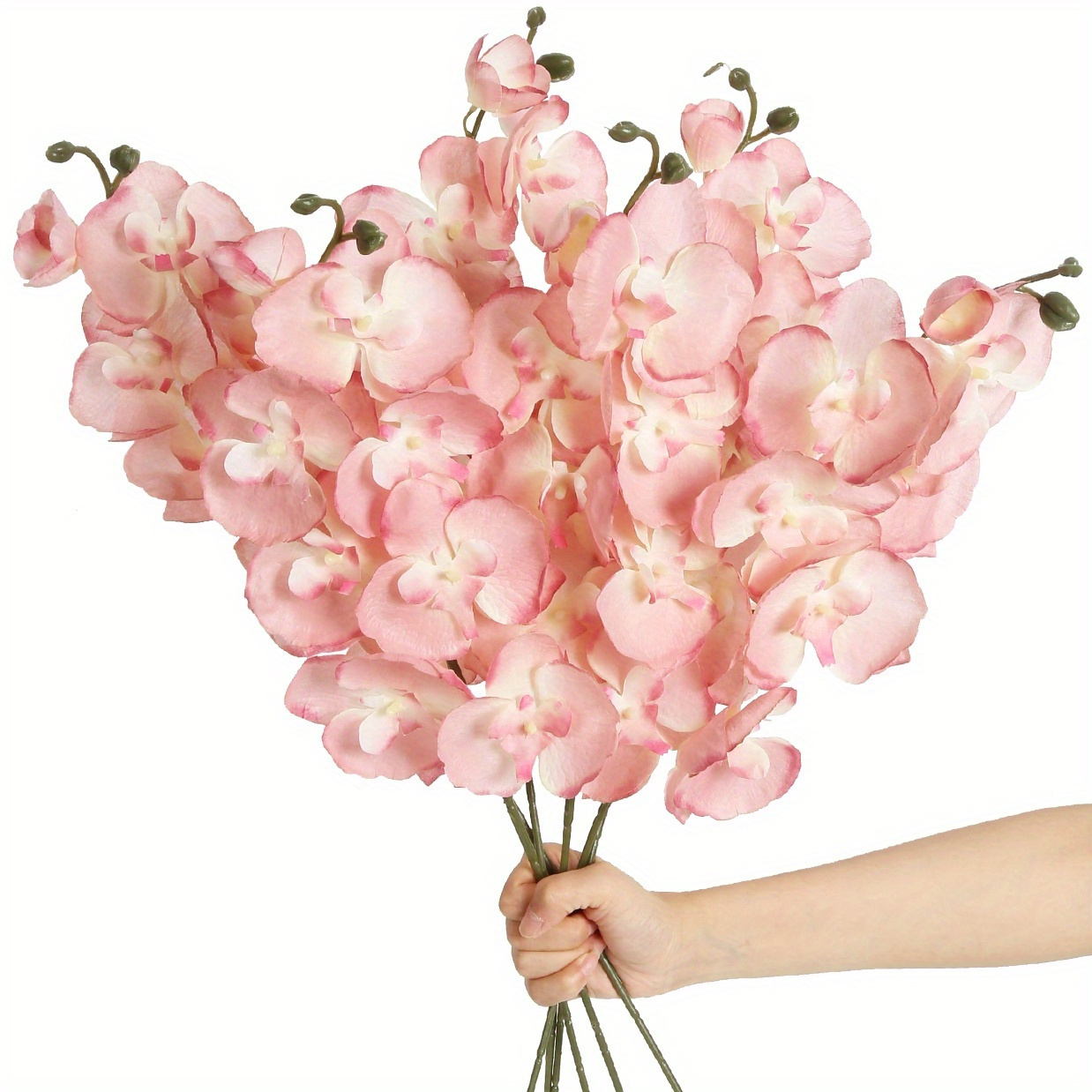 Künstliche Orchideen Phalaenopsis-Blumen für DIY Hochzeits-Tischdekoration, Heim-Party-Deko Perfekt für Valentinstag, Abschlussgeschenke