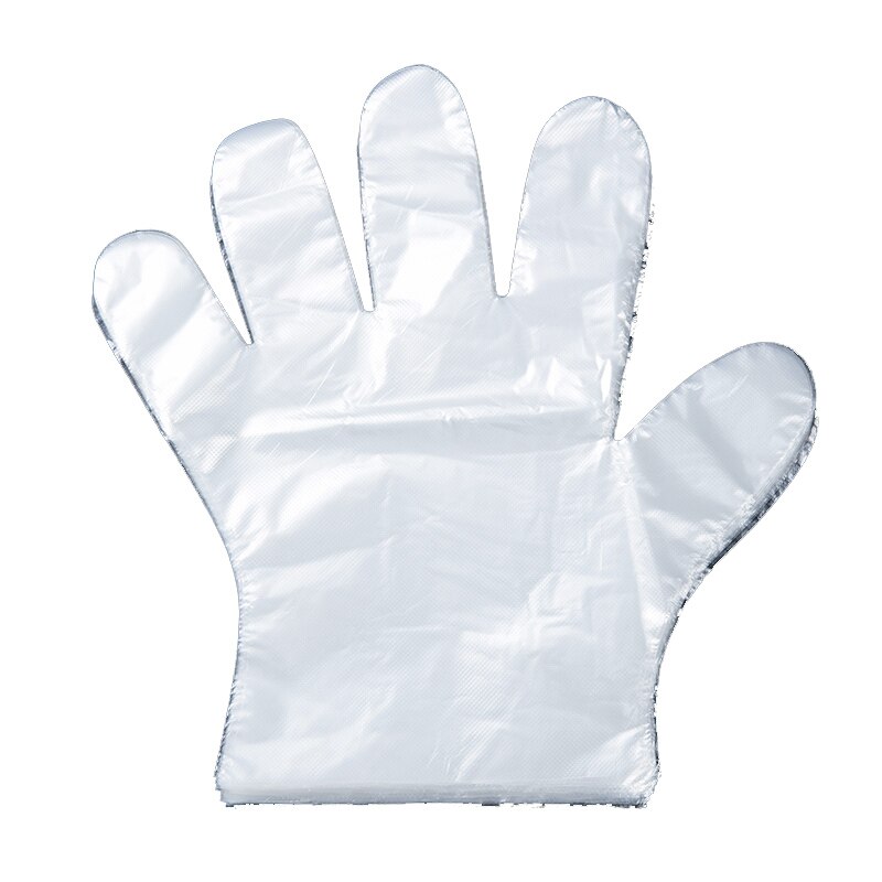 100 Stks/partij Wegwerp Handschoenen Eenmalige Plastic Handschoenen Restaurant Bbq Milieuvriendelijke Transparante Handschoenen Keuken Tuin Accessoires