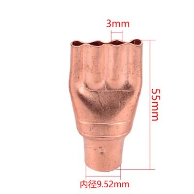 1-5P air conditioner capillary Copper filter flat nozzle refrigeration repair parts: gray