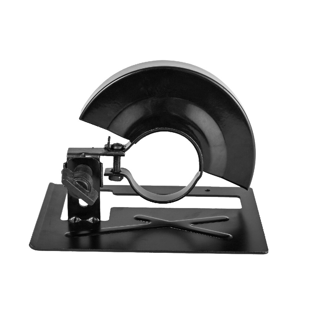 Adjustable Thickened Steel Angle Grinder Balance Bracket Holder Cutting Machine Base Protection Cover DIY Woodwoking Tool: Stand and Cover