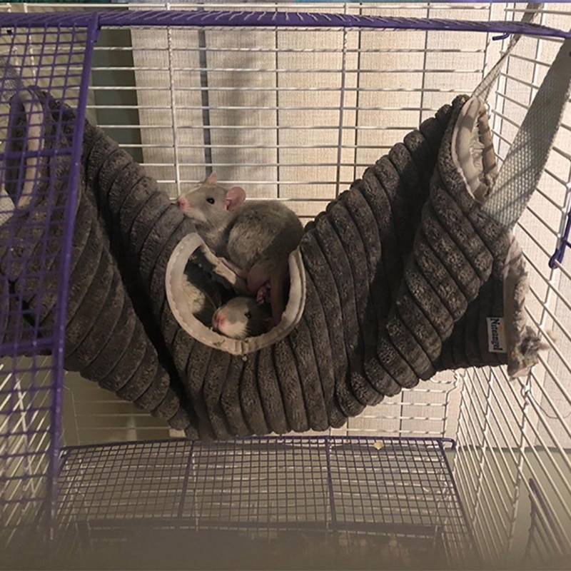 Hamster Tunnel Hangmat Voor Kleine Dieren Suiker Zweefvliegtuig Buis Bed Rat Fret Speelgoed