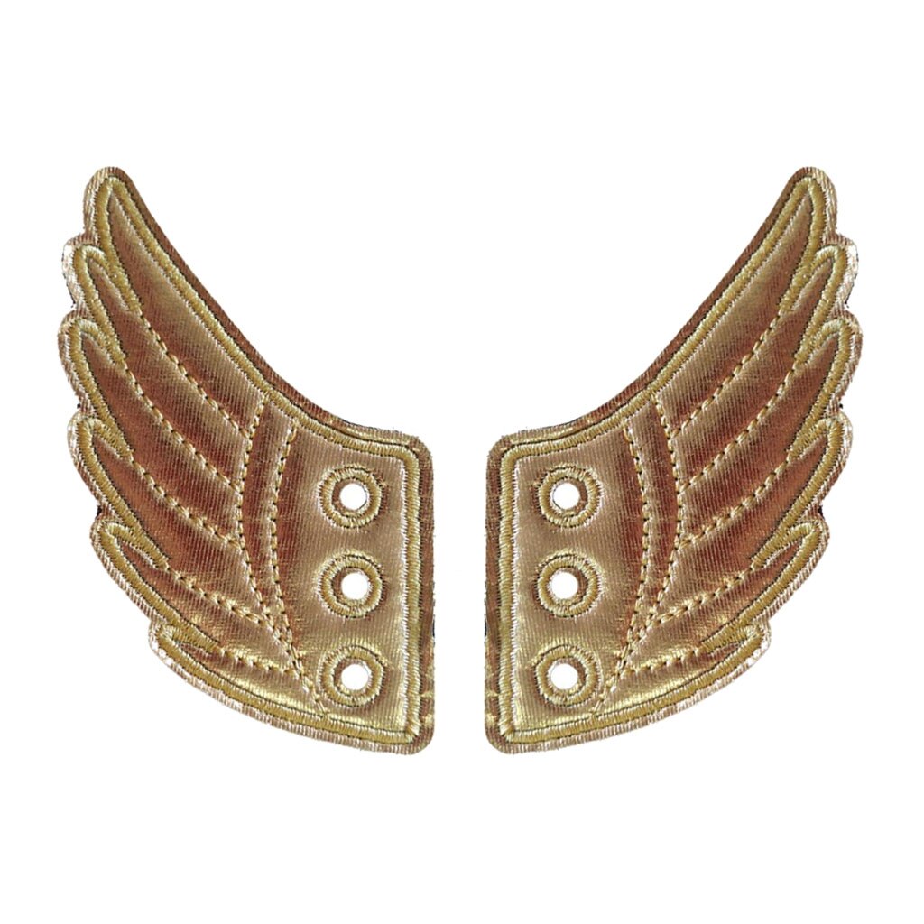 2 Pair Mens Shiny Shoes Angel Wings Charm Wings For Sneakers Shoes Decor