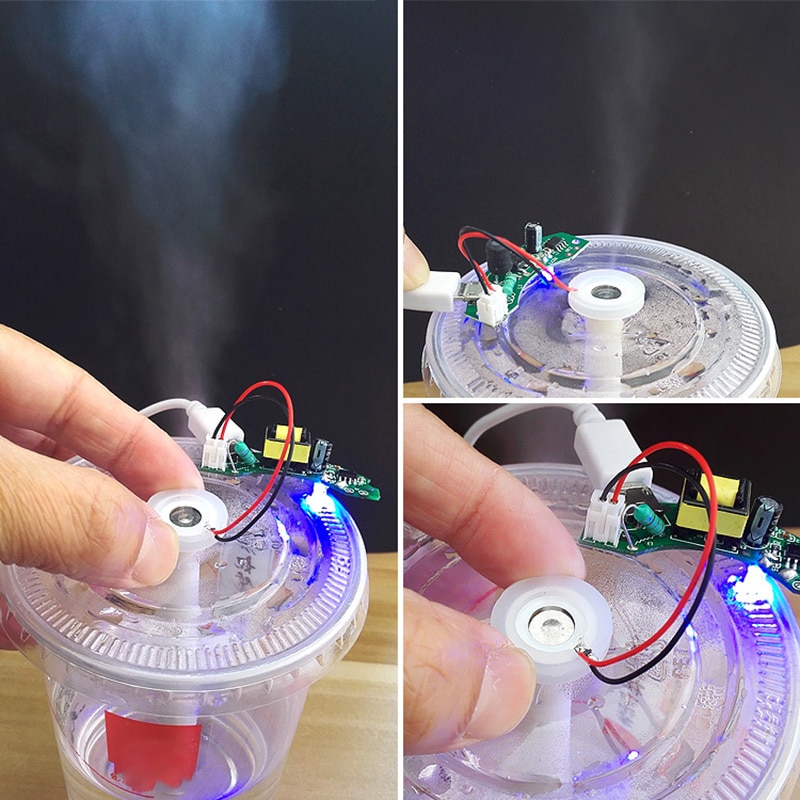 Usb mini luftfugter tilbehør kredsløb forstøvning 5v svingning aroma æterisk olie diffusor ultralyd tåge maker