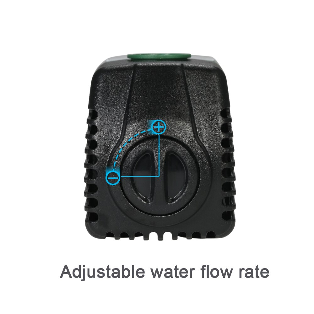 Pompe à eau Submersible pour Aquarium, 1500L/H 25W, fontaine de table, étang, jardin, systèmes hydroponiques, 2 buses AC220-240V