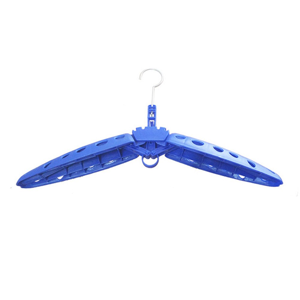 Foldable wetsuit hanger, multi-purpose stand for surfing, snorkeling, diving, drying, thickened drying rack, outdoor sports accessory: Blue