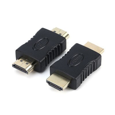 Hdmi male to male coupler extender adapter plug f/f for hdtv  hd 1080p