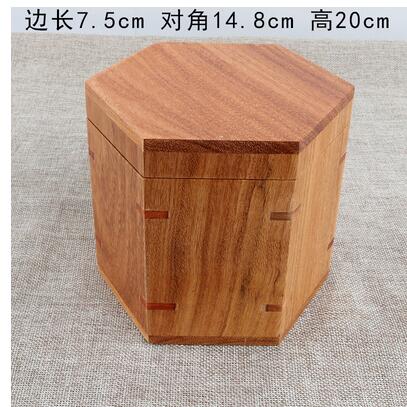 Draagbare thee blikken houten palissander palissander massief houten thee blikken pu& #39 ;er thee verpakkingsdoos opslag thee blikken