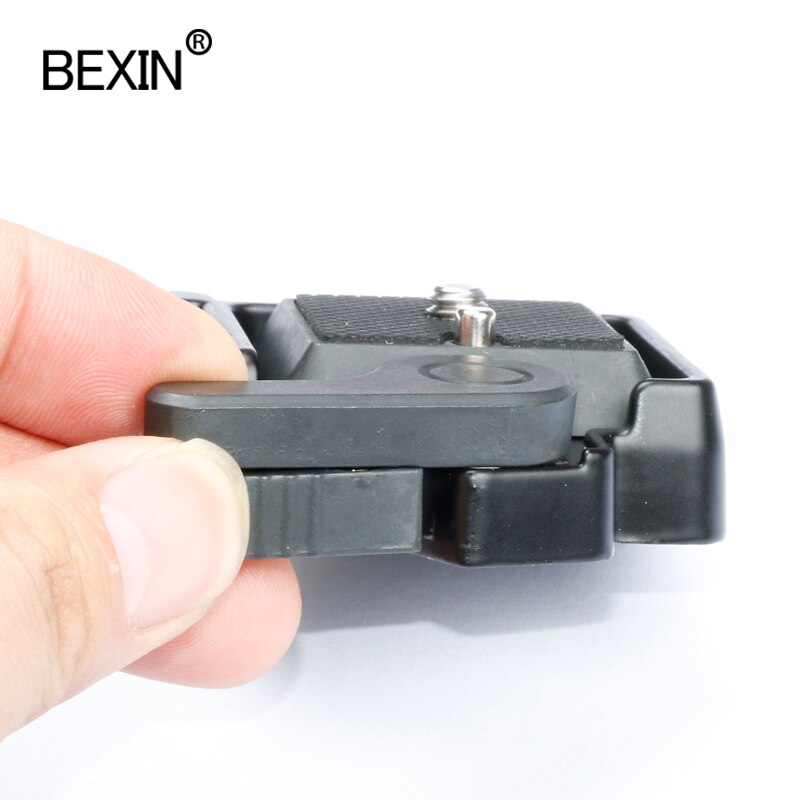 Bexin câmera braçadeira de montagem de liberação rápida dslr suporte braçadeira tripé cabeça adaptador para manfrotto dslr câmera monopé