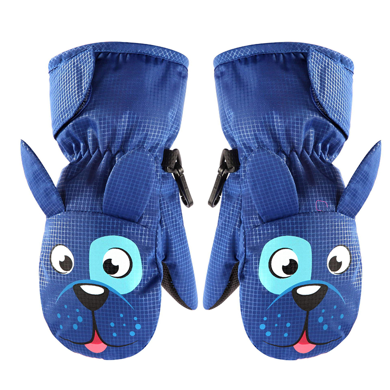 Kids Winter Ski Handschoenen Waterdicht Kinderen Warme Handschoenen Jongens En Meisjes Winddicht Plus Fluwelen Dikker Handschoenen