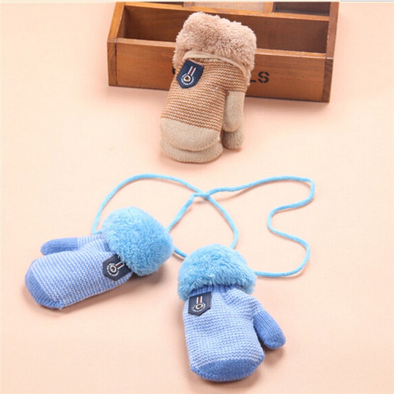 Winter Baby Jungen Mädchen gestrickt Handschuhe warm Seil voll Finger Fäustlinge Handschuhe Pro Kinder Kleinkind Kinder gestrickt Handschuhe
