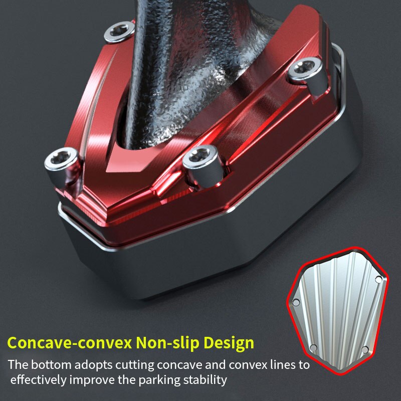 Voor Zontes ZT310-M Scooter Side Ondersteuning Pads Verhogen En Verbreden Antislip 310M Side Beugels Verhogen Voet Pads